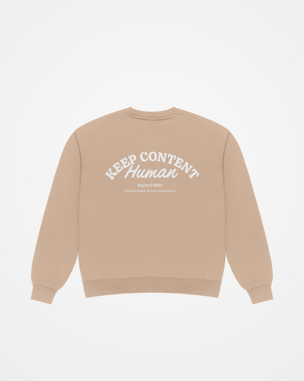 'Keep Content Human' - Crewneck