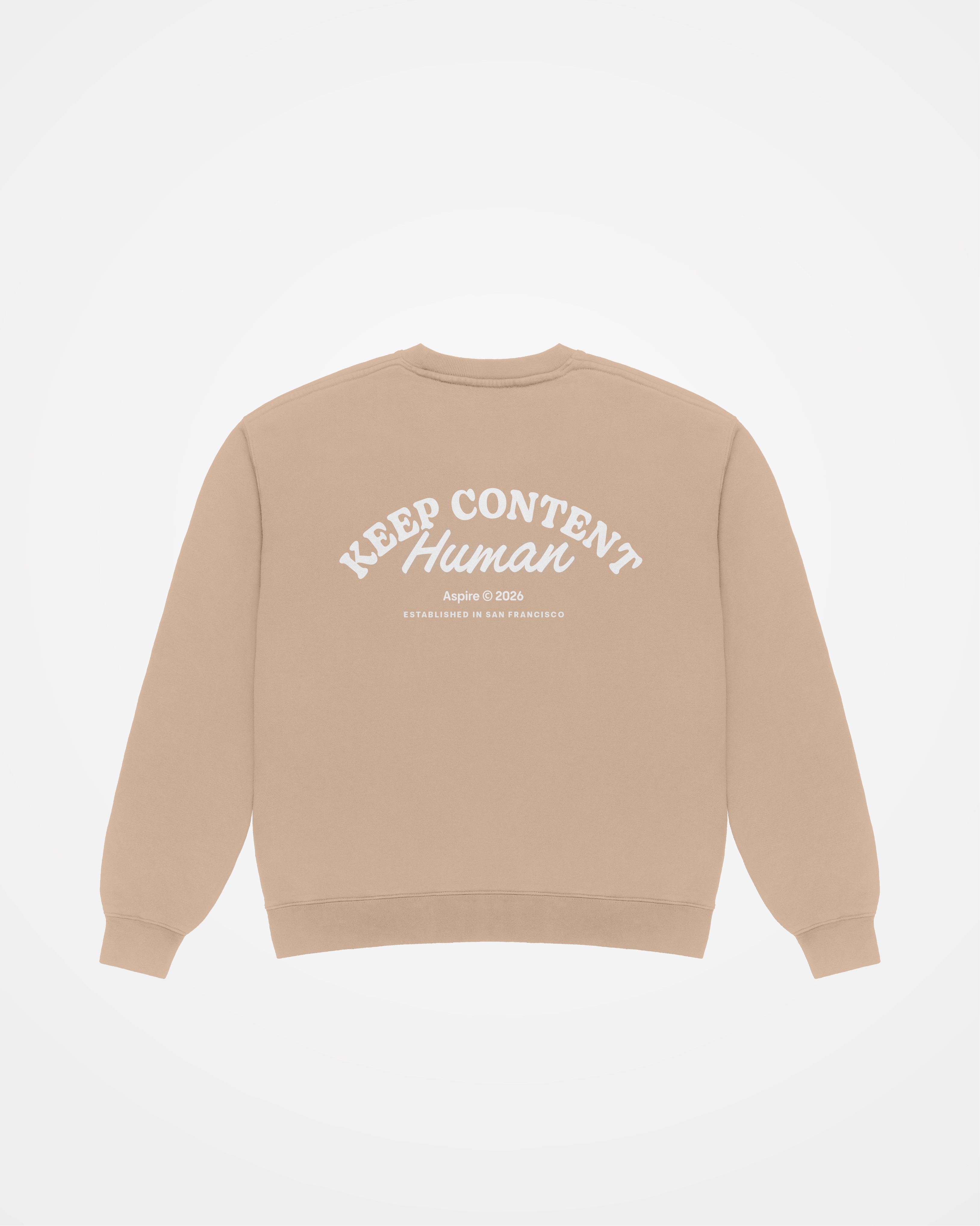 'Keep Content Human' - Crewneck